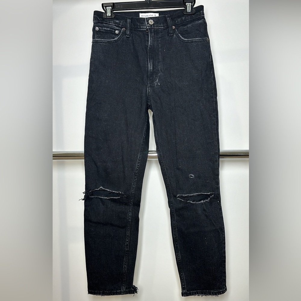 abercrombie and fitch black jeans